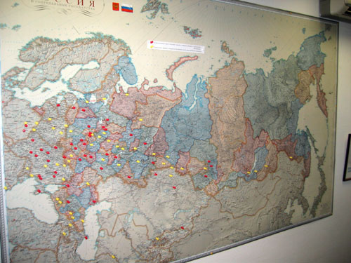 Карта архивов